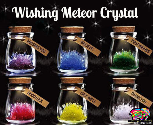 DIY Wishing Meteor Crystal dengan Lampu LED - Hadiah Termurah