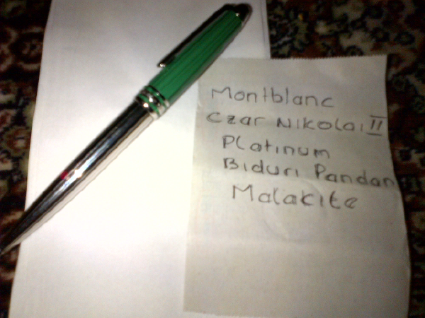 Jual Ballpoint Mont Blanc seri Tsar Nikolay 2 original