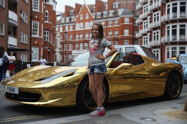 (Bening Gan) Parade mobil mewah orang kaya Saudi Arabia dan Kuwait di London
