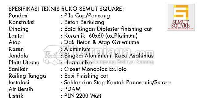 ruko semut square murah