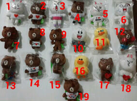 JUAL BONEKA LINE MERCHANDISE BROWN CONY SALLY ORIGINAL TERMURAH