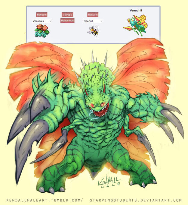 FUSION/ GABUNGAN ANTAR POKEMON