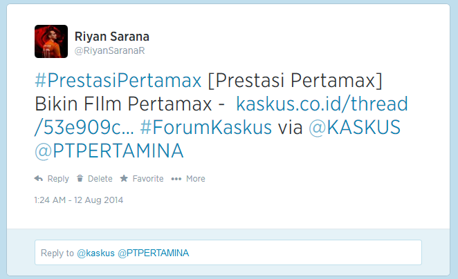 &#91;Prestasi Pertamax&#93; Bikin FIlm Pertamax 