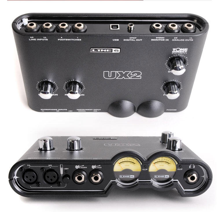 Pilih Focusrite Scarlettt 2i4 atau line6 POD UX2