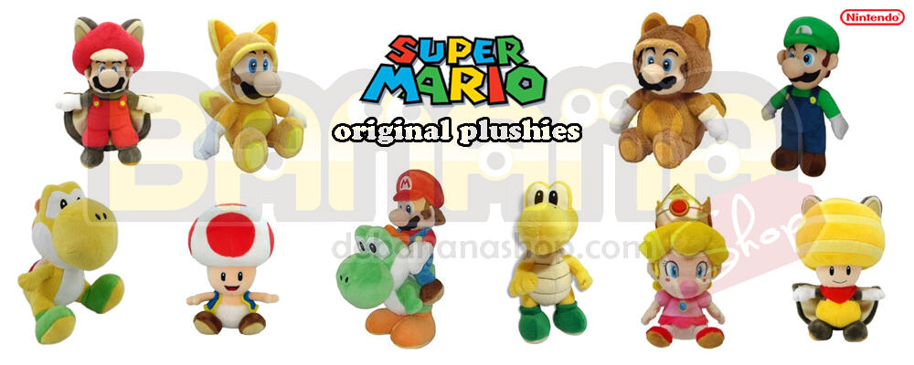 Super Mario Bros Characters ORIGINAL Plush