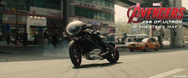 Di The Avengers Baru Black Window Pakai Harley-Davidson Electric Bike: LiveWire