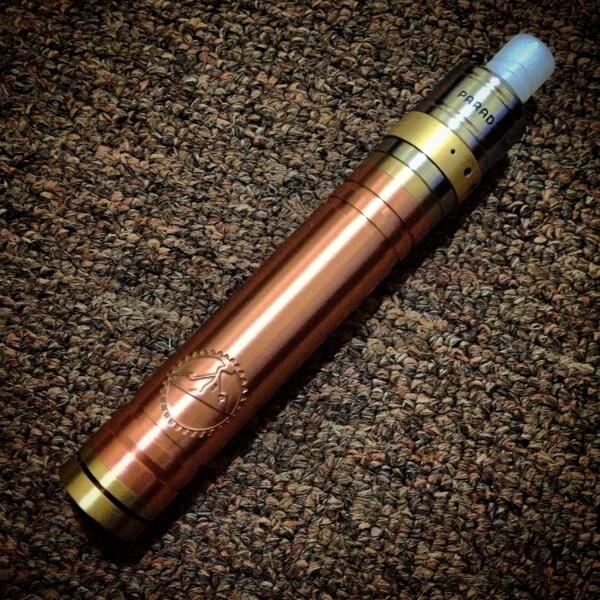 Mechanical Mod VANILLA with RDA MAGMA Golden Ring