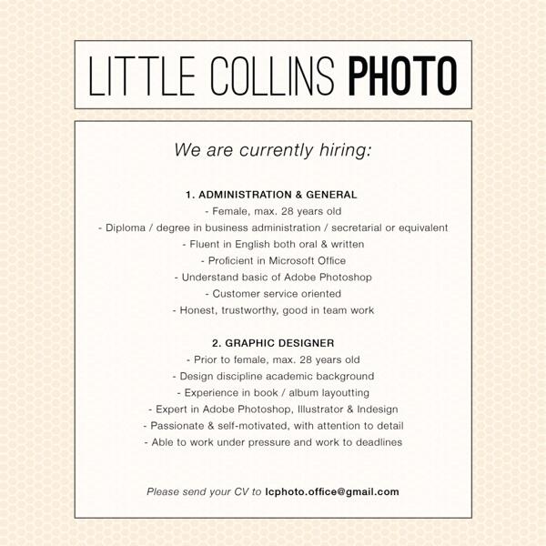 Little Collins Photo &#91;Job Vacancy&#93;