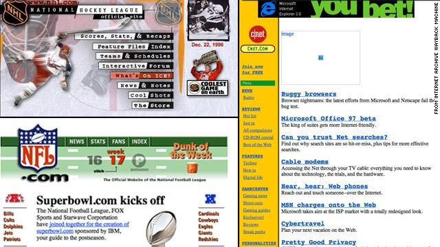 Penampakan Jadul Website-website Terkenal