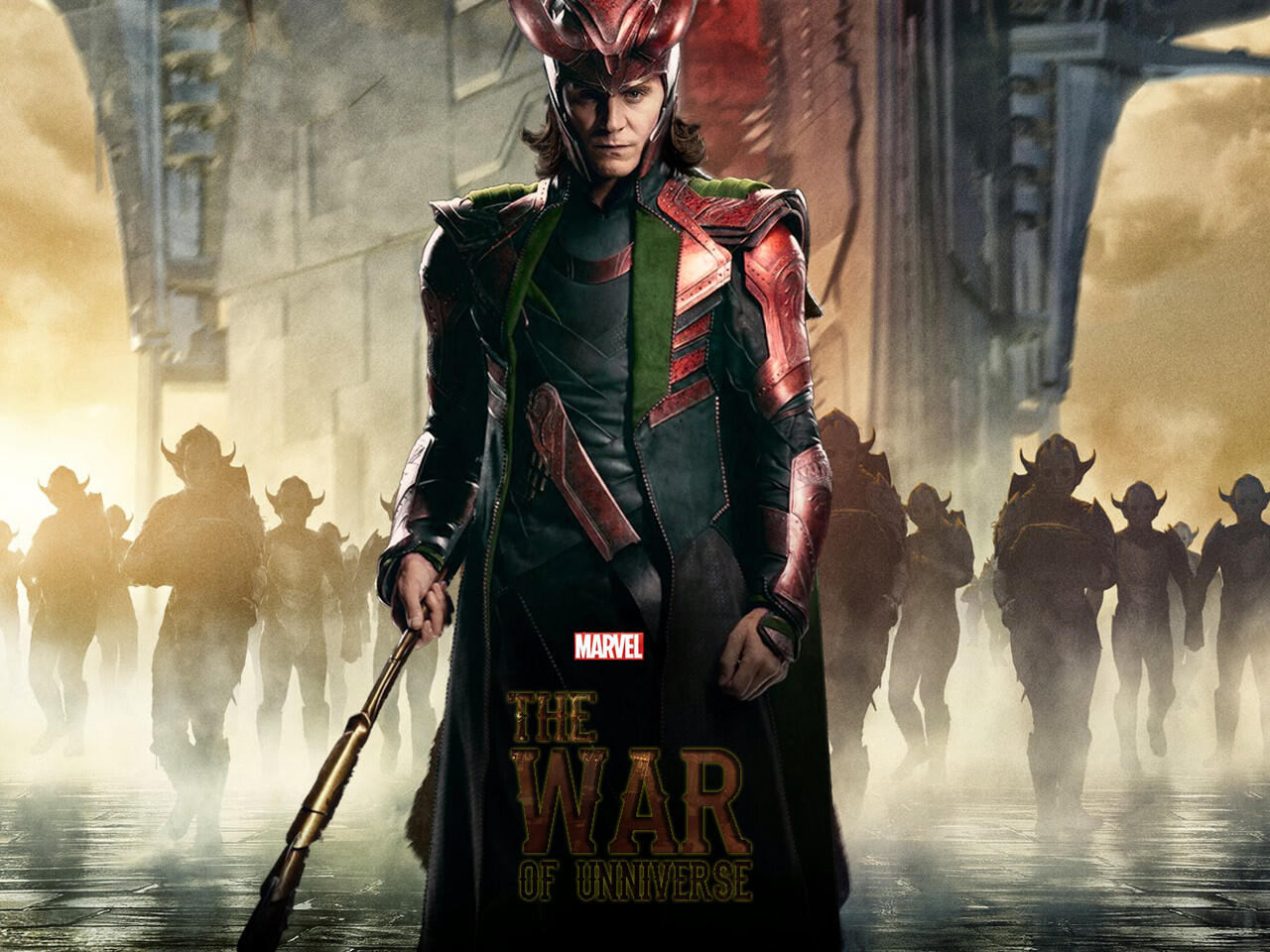 POSTER MARVEL : THE WAR OF UNIVERSE (Imajinasi Ane gan) 