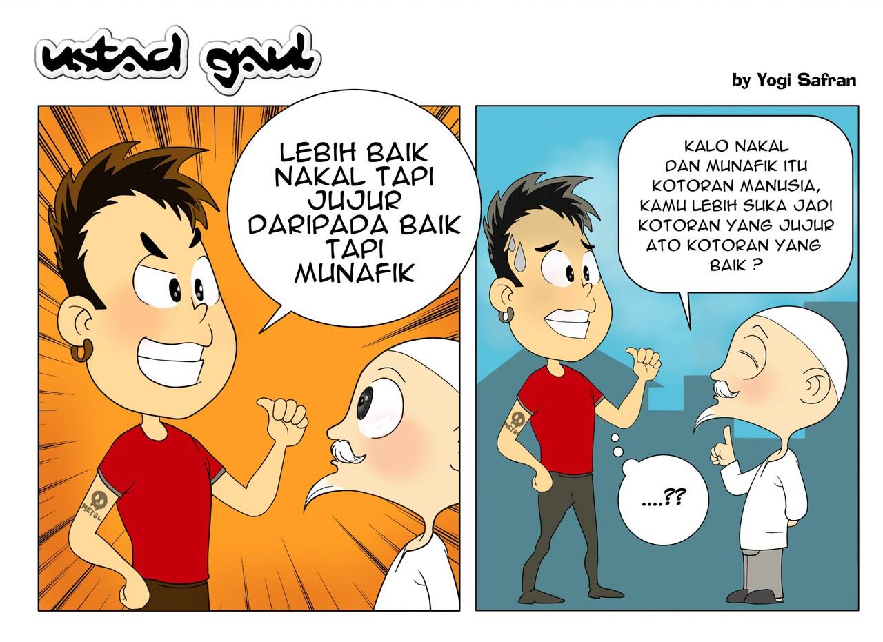 USTAD DIKOMIKIN - Kumpulan Komik Strip