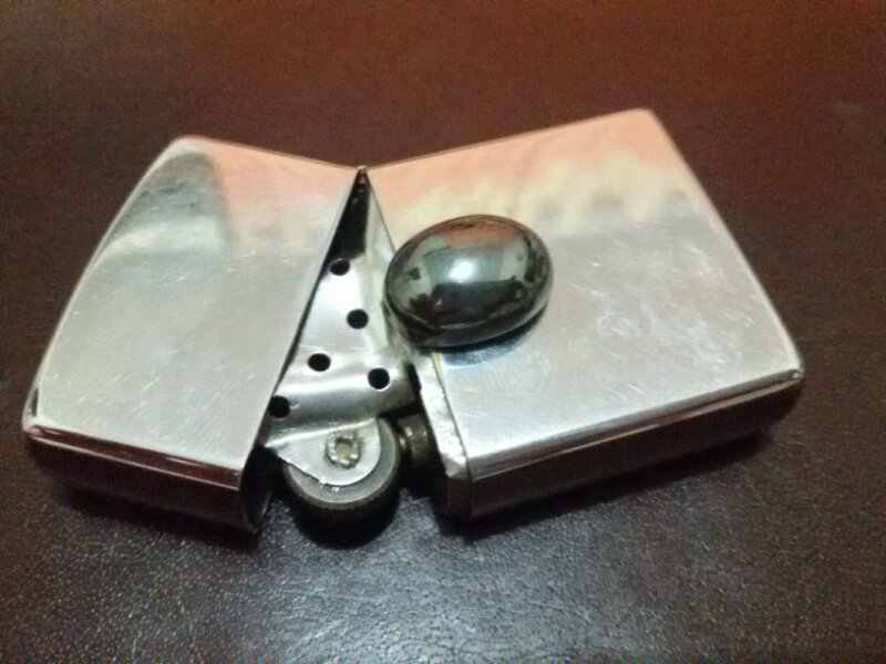 jual natural badar besi hitam metalik