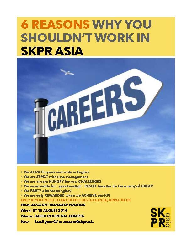 Lowongan Kerja Public Relations, Jakarta Pusat