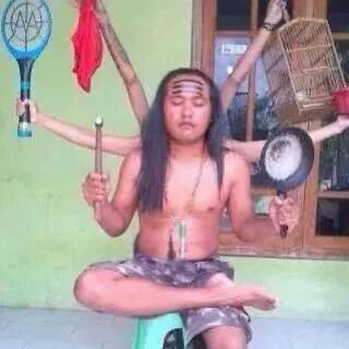 Gara Gara sering Nonton Mahabarato