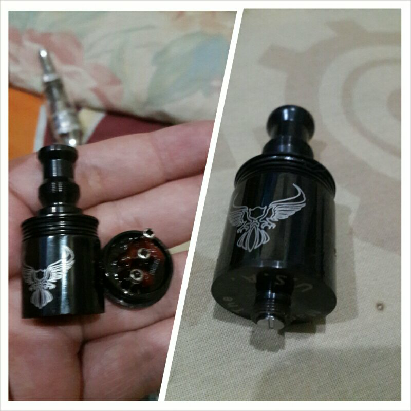2nd : PATRIOT RDA BLACK ATOMIZER for vapor / vapet