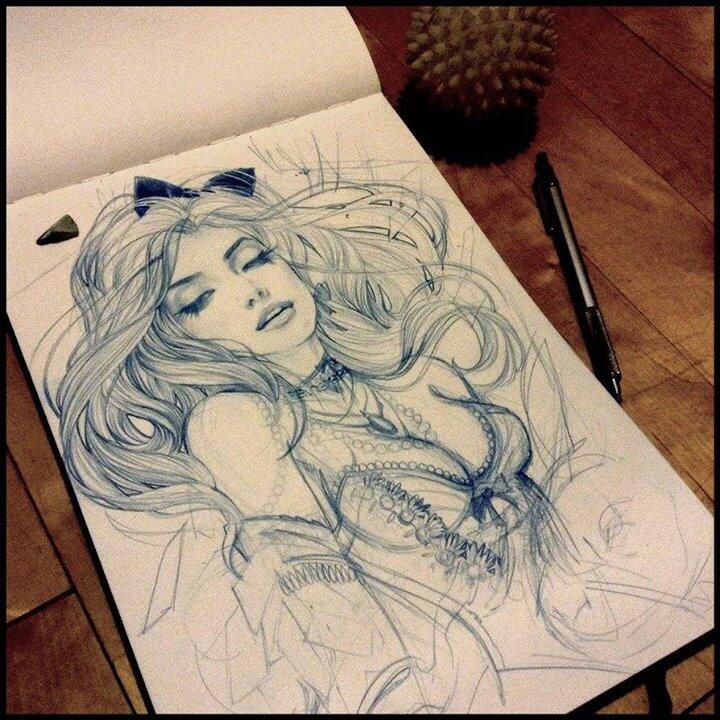 Kumpulan karya Pencil drawing yang keren gaan :matabelo