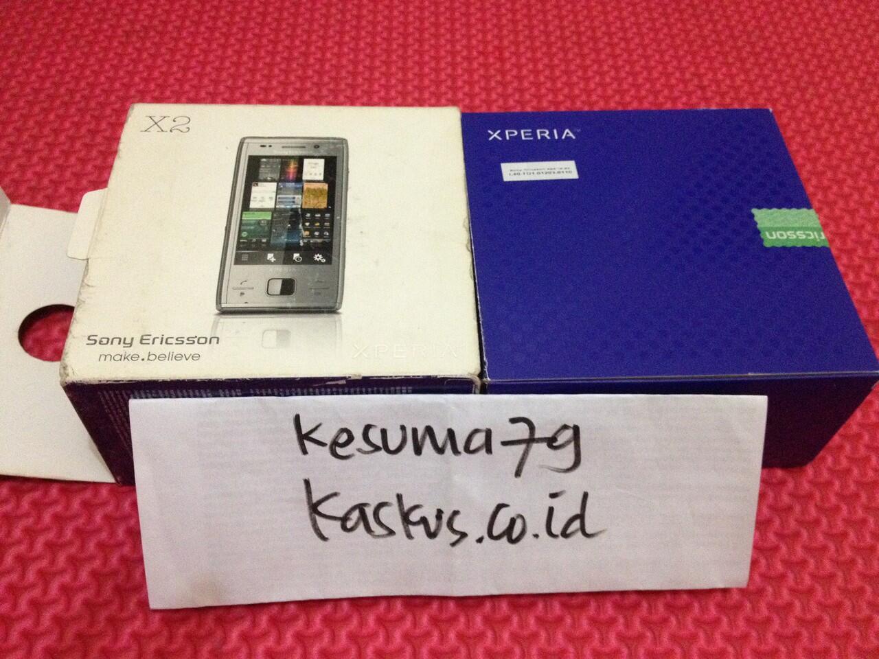 Terjual Sony Ericsson Experia X2 HSDPA Black NEW BNOB 
