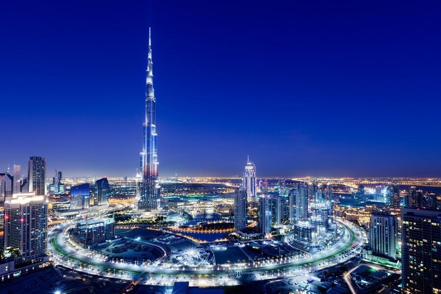 Gedung tertinggi di dunia terletak di DUBAI