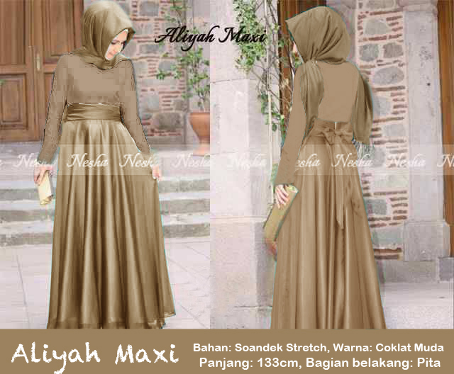 BAJU MUSLIM ALIYAH MAXI GAMIS