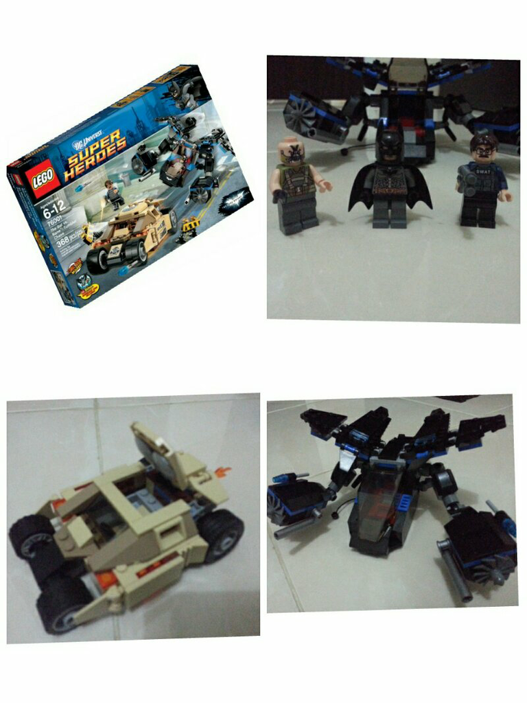part out lego Bat vs Bane , tumbler Chase