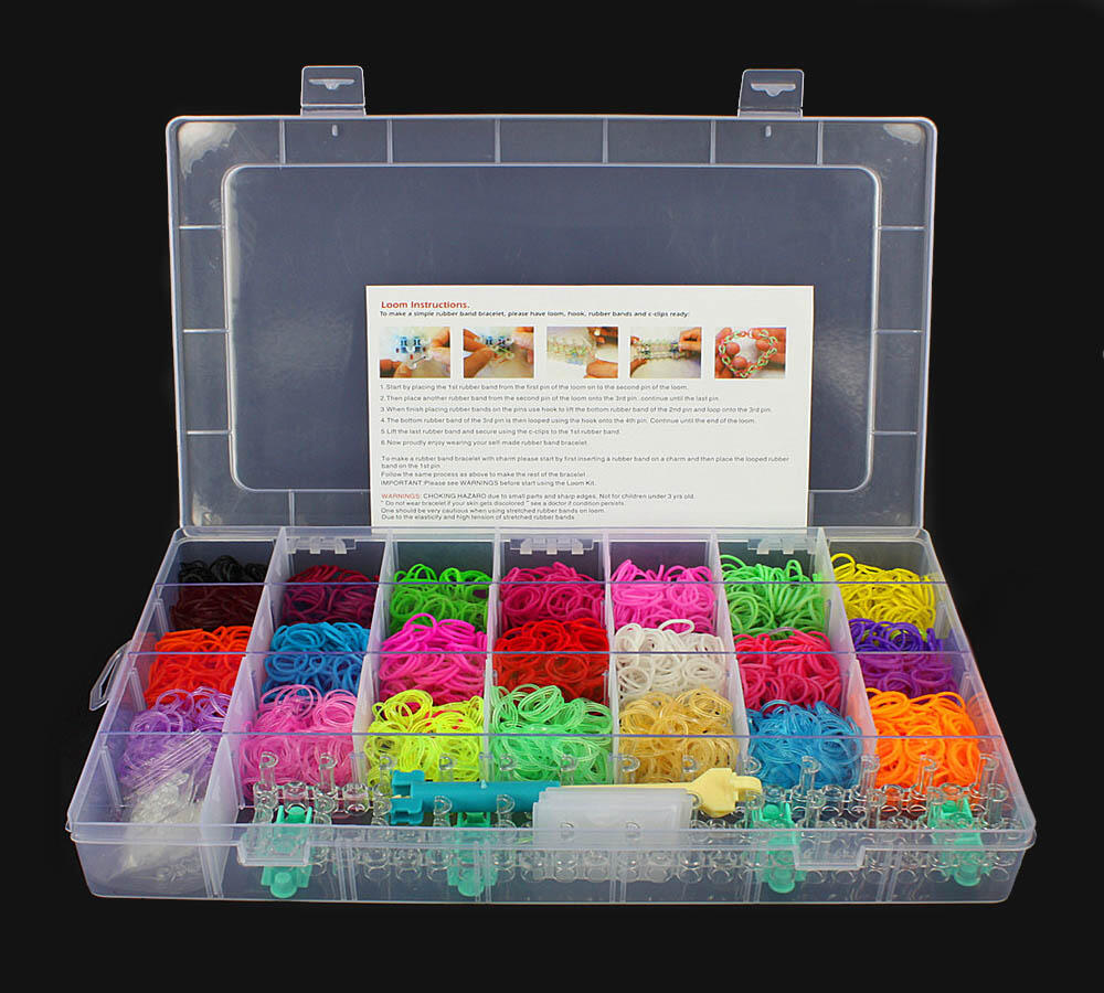 Wholesale grosir Loom Bands 4400pcs bands Box Set World Lowest Price