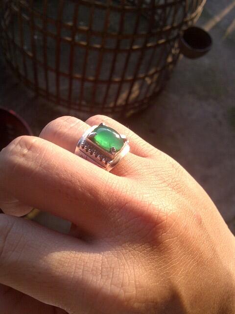 Cincin Batu Garut kristal, Yaman wulung 2 motif, Lavender, Safir+memo) 100% Garansi!!