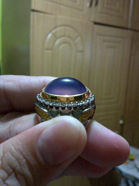 Cincin Batu Garut kristal, Yaman wulung 2 motif, Lavender, Safir+memo) 100% Garansi!!
