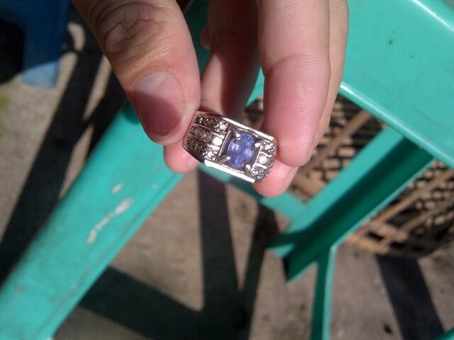 Cincin Batu Garut kristal, Yaman wulung 2 motif, Lavender, Safir+memo) 100% Garansi!!