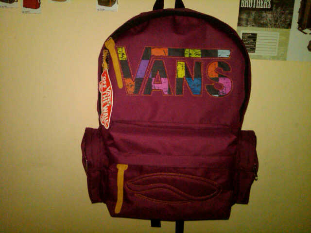 WTS Vans dan HURLEY Backpack