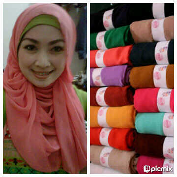 kerudung instant, pashmina, hijab murah