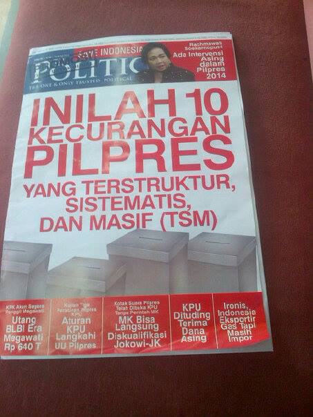 Mulai lagi -- Kayaknya persiapan buat people power