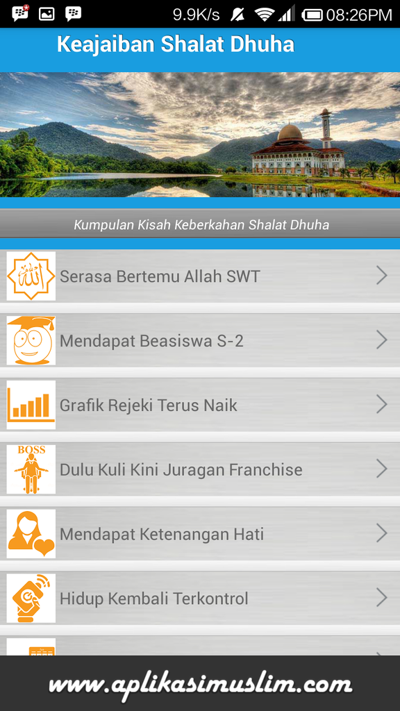 &#91;Umat Muslim Wajib Masuk&#93; Aplikasi Shalat Dhuha Berbasis Android Sangat Lengkap