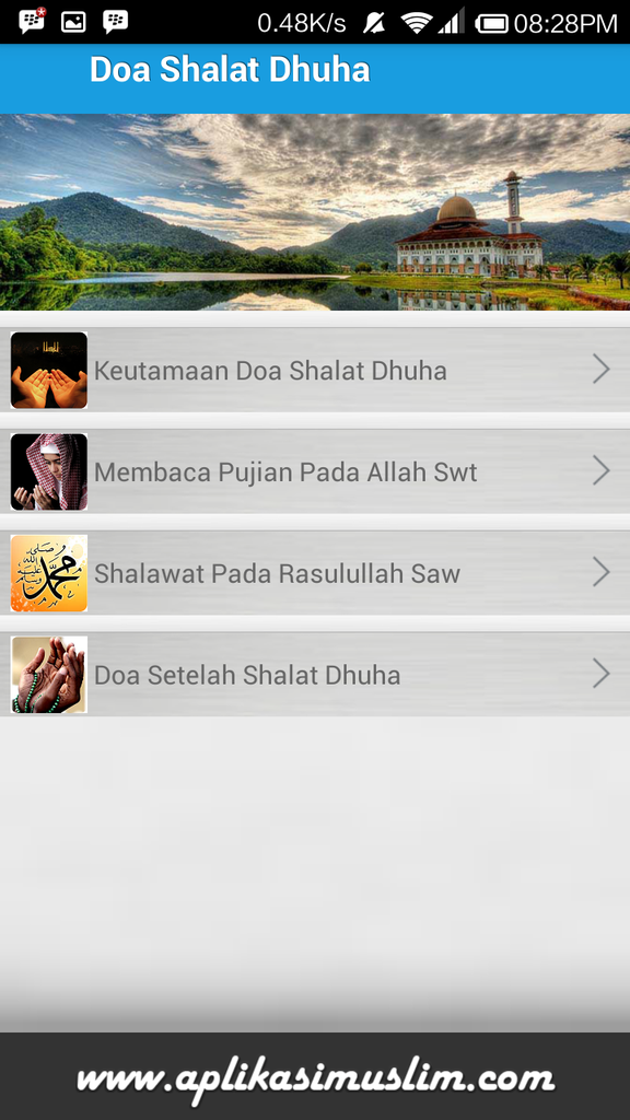 &#91;Umat Muslim Wajib Masuk&#93; Aplikasi Shalat Dhuha Berbasis Android Sangat Lengkap