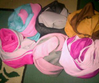 Jilbab Bolak-Balik (dua warna) double hycon
