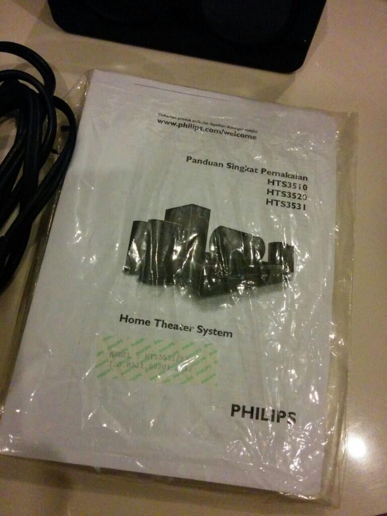 Di Jual Home Theater Philips HTS 3531