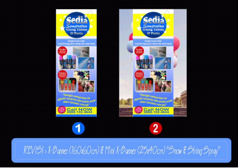 Jasa Desain Cetak Logo Spanduk X-Banner Backdrop Murah Gratis Ongkir Jabodetabek