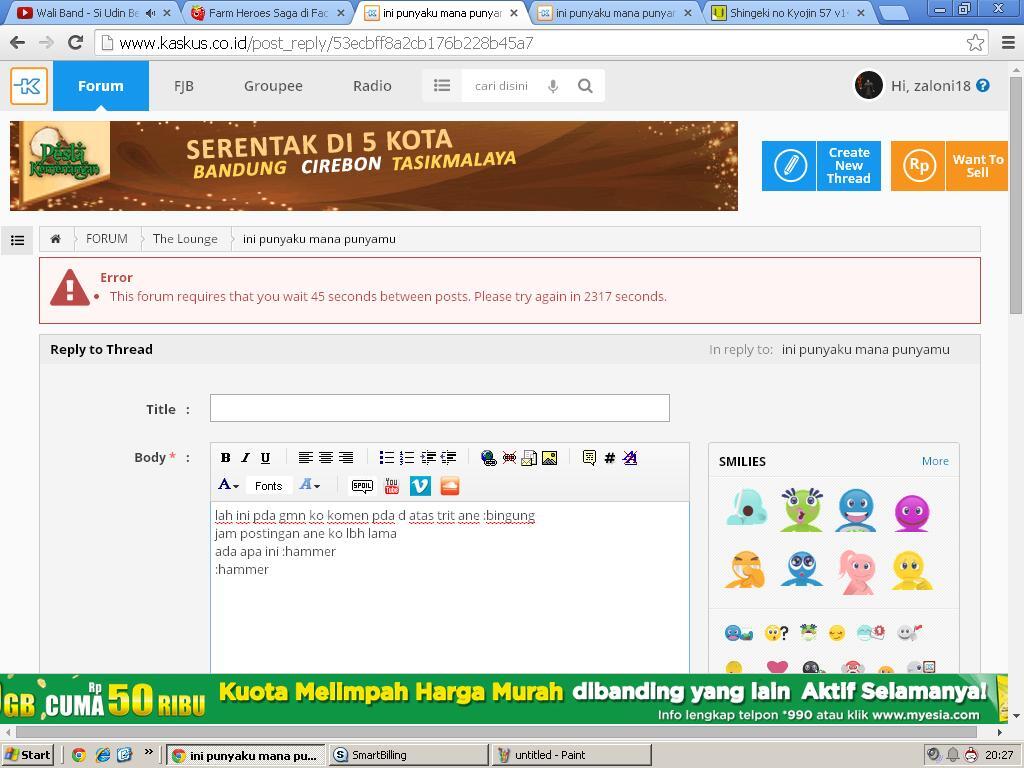 ini punyaku mana punyamu