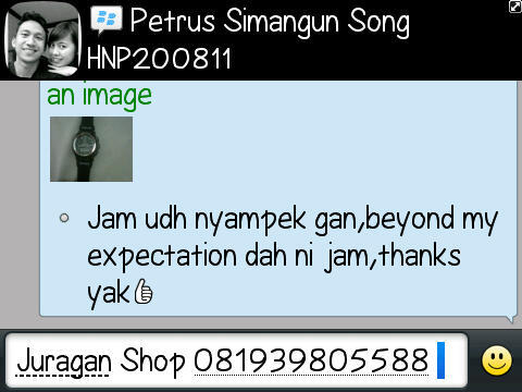 Testimonial Juragan Shop www.juraganshop.com (TAS/DOMPET/ARLOJI/KAOS BRANDED IMPOR)