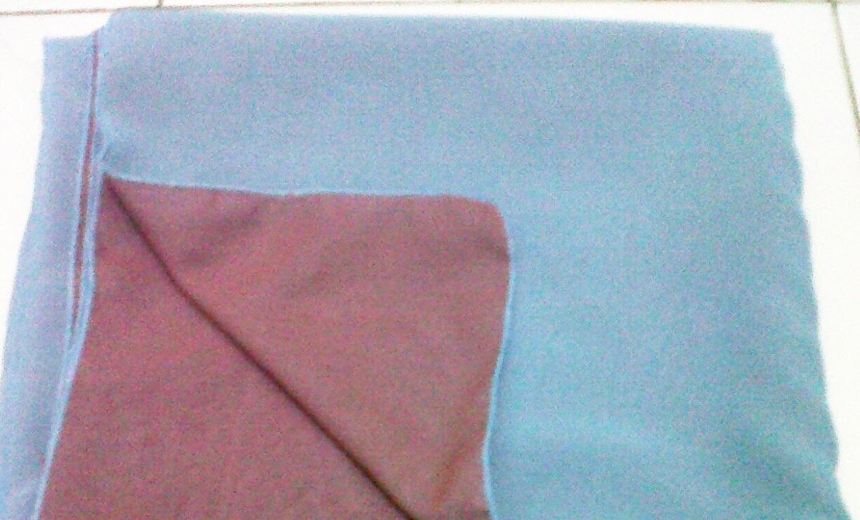 Jilbab Bolak-Balik (dua warna) double hycon