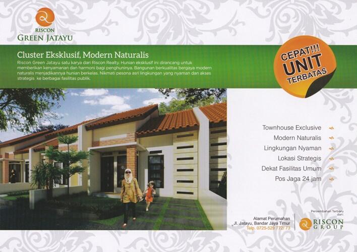 Perumahan Green Jatayu Lampung Bandar Jaya