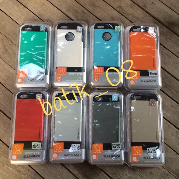 Spigen slim armor iPhone 5/5S new gress original COD Jogja