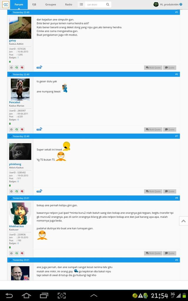 Ini lah thread fenomenal bulan agustus 2014. Di jamin bingung...