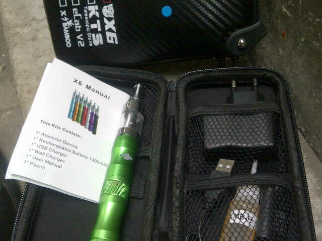 distributor shisha/rokok elektrik vaporizer x6