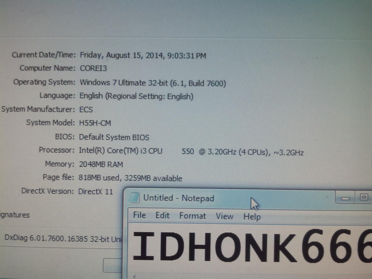 CPU Core i3 murah bogor