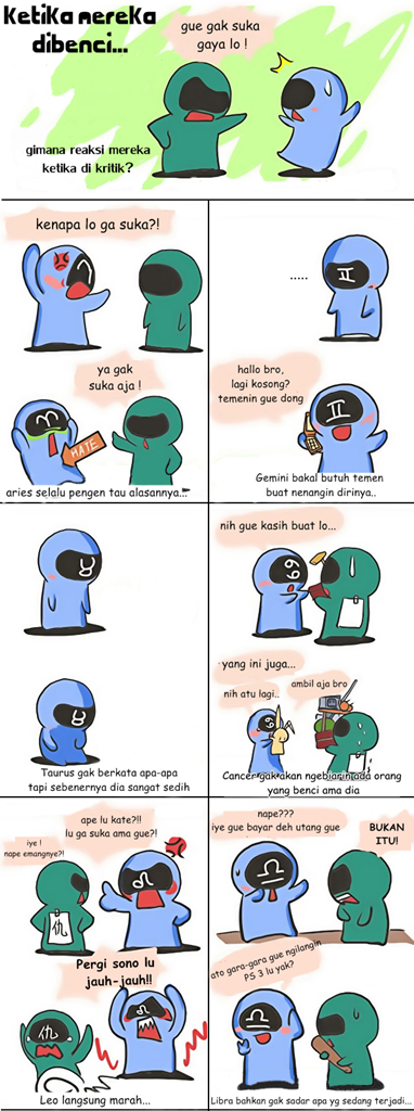 KOMIK KARAKTER SESEORANG BEDASARKAN ZODIAC &#91;PICT+&#93;