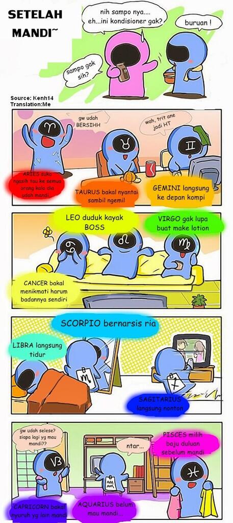 KOMIK KARAKTER SESEORANG BEDASARKAN ZODIAC &#91;PICT+&#93;