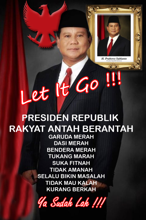 Prabowo oh Prabowo...
Lucu dan ironi !!!