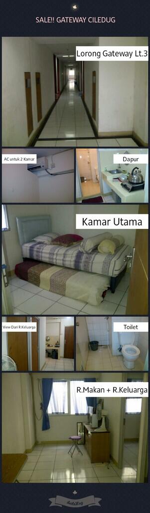 DI JUAL APARTEMENT GATEWAY CILEDUG