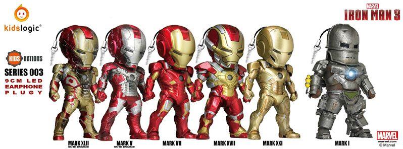 {WTS} Kids Nations Iron Man 3 ear plug SERIES 003 TERBARU ORI