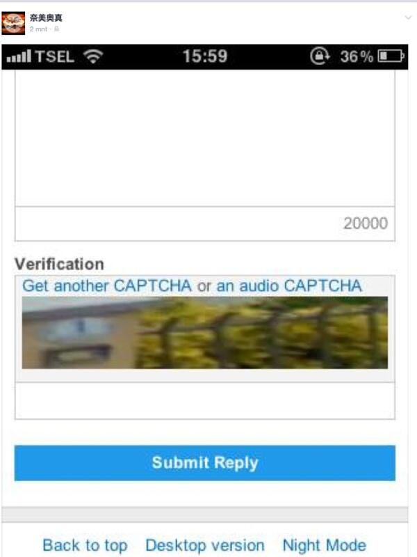 Ane janji bakalan lari bugil kalau ada yang bisa nyaingi Captcha ane